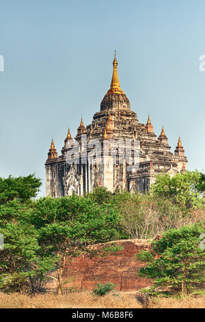 Thatbyinnyu Temple de Bagan. Le Myanmar. Banque D'Images