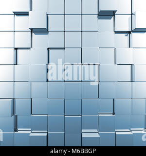 Résumé Contexte le rendu 3D cubes Banque D'Images