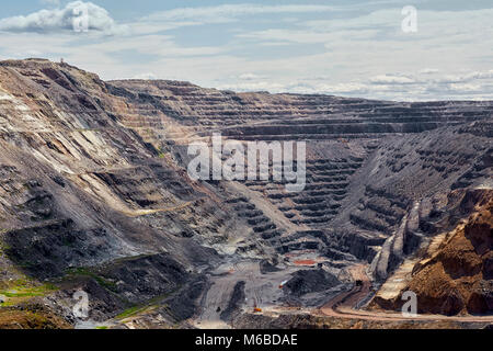 Mine ArcelorMittal, Mont Wright (Mont Wright), Fermont (Québec), Canada Banque D'Images