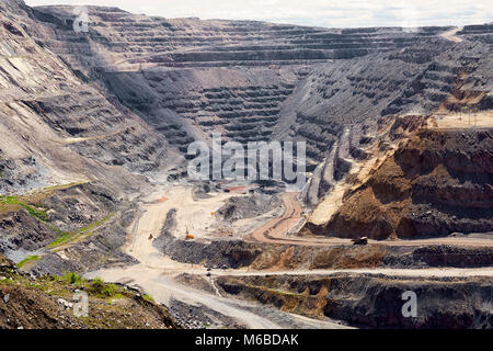 Mine ArcelorMittal, Mont Wright (Mont Wright), Fermont (Québec), Canada Banque D'Images