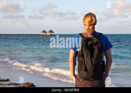 Backpacker, Jardines del Rey / Cuba Banque D'Images