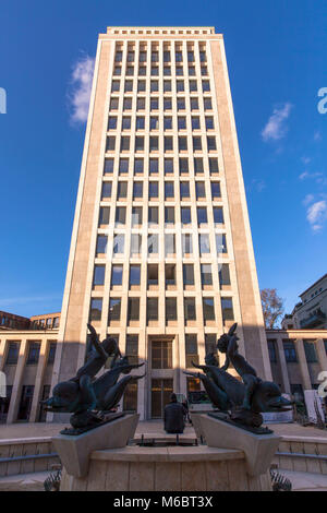 Allemagne, Cologne, le Quartier Gerling, l'ancien quartier général de l'assurance Gerling group a été converti en un quartier résidentiel et de bureau Banque D'Images