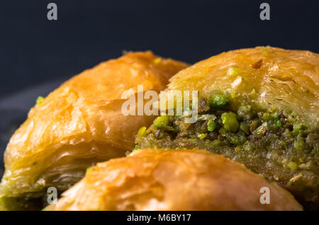 Close up de Baklava turc traditionnel Banque D'Images