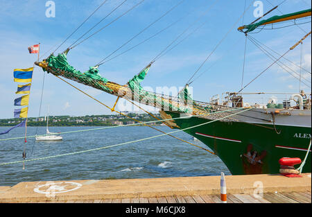 II Alexander Von Humboldt un voilier allemand, Tall Ships Regatta 2017, Québec, Québec, Province du Canada. Banque D'Images