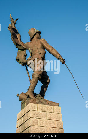 Corse : le monument public de la légion étrangère, faite pour commémorer les soldats qui sont morts dans le sud Oranais, 1872-1902 dans la ville de Bonifacio Banque D'Images