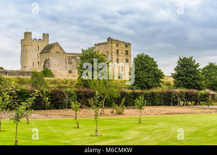 Helmsley Castle, Helmsley, North Yorkshire, UK Banque D'Images