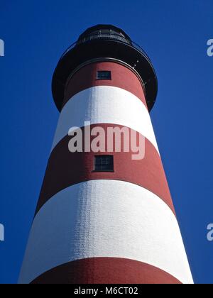 Assateague Light House, dans le Chincoteague National Wildlife Refuge sur Assateague Island, Virginie, a été construit en 1867. Banque D'Images