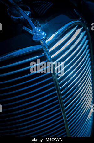 Vintage Car auvent Banque D'Images