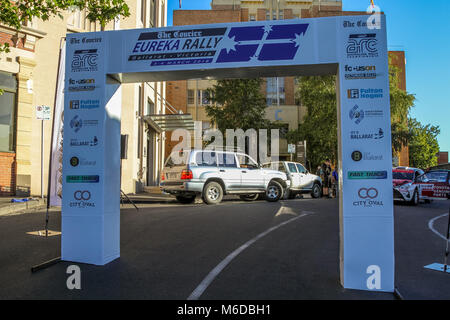 Ballarat, Victoria, Australie. 3 mars, 2018. -Rallye Eureka Série 1 Cams Australian Rally Championships de Wombat State Forrest dans l'affaire Ballarat Victoria - Australie toute l'action d'un jour. Credit : brett keating/Alamy Live News Banque D'Images