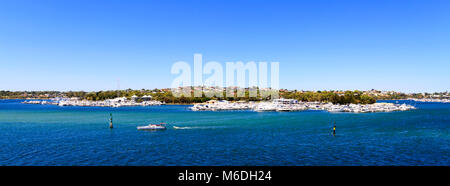 Yacht Club, le Swan Swan River et à l'est vu de Fremantle Mosman Park. Perth, Australie occidentale Banque D'Images