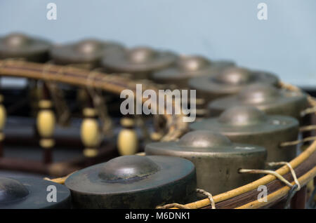 Instrument de musique thaïlandaise (xylophone), instrument d'Asie Banque D'Images