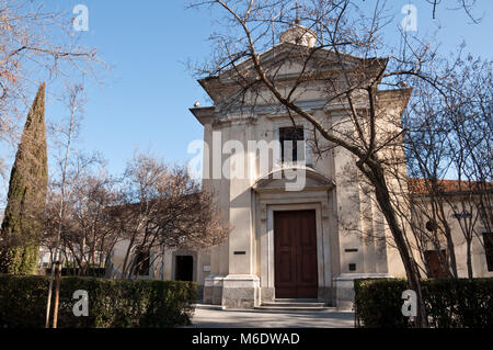 Chapelle royale de saint Antoine de la Floride (Espagnol : Real Ermita de San Antonio de la Florida), une chapelle néo-classique dans le centre de Madrid, Espagne. Banque D'Images