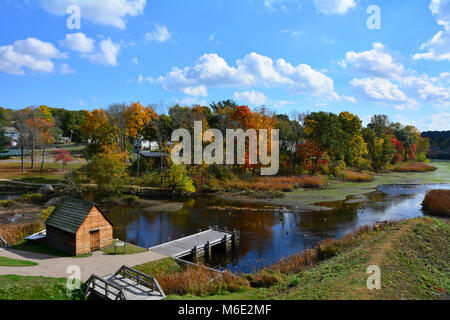 Salem et Maritime Saugus Iron Works . Banque D'Images