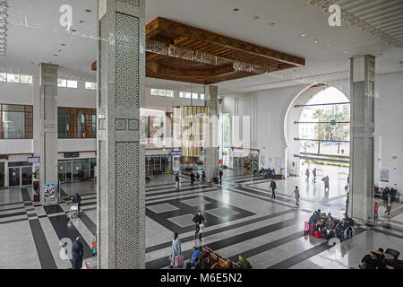 La gare de Fès, gare principale. La ville de Fès. Maroc Banque D'Images