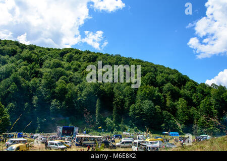 16 juillet 2017, cette fête est organisée chaque année dans la région, près du village de Lipa, Ukraine Banque D'Images