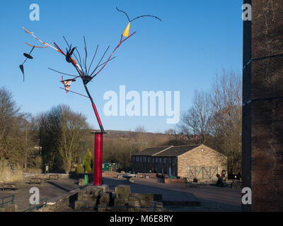 Sculpture sans titre à bavures Country Park, Bury Banque D'Images