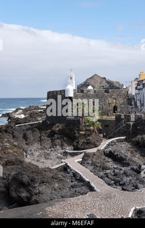 Castillo de San Miguel, 1575 - 1577, Garachico, Tenerife Nord, îles Canaries, Espagne, Banque D'Images