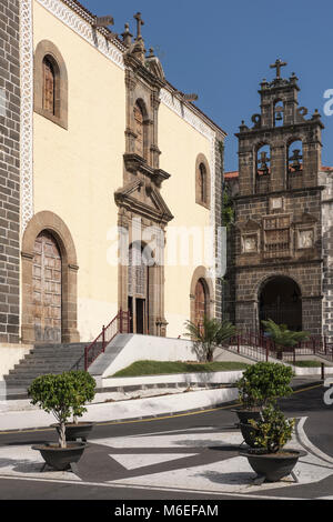 Eglise de San Agustin, Plaza de la Constitución, la Oratava, nord de Tenerife, Canaries, Espagne, Banque D'Images