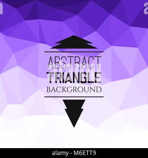 Résumé motif triangle violet Illustration de Vecteur