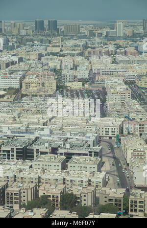 La trame historique de Dubaï, en regardant la partie ancienne de Dubaï, Banque D'Images