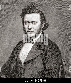 Gottlieb Wilhelm Leitner ou Gottlieb William Leitner, 1840 - 1899. L'orientaliste britannique. Du Strand Magazine, publié en janvier à juin 1894. Banque D'Images