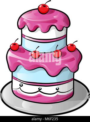 Contour Dessert Gateau De Mariage Image Vectorielle Stock Alamy