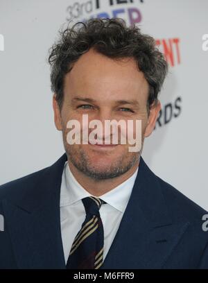 Santa Monica, CA. 3e Mar, 2018. Jason Clarke aux arrivées pour 2018 Film Independent Spirit Awards - Arrivals, Santa Monica Beach, Santa Monica, CA 3 mars 2018. Credit : Elizabeth Goodenough/Everett Collection/Alamy Live News Banque D'Images