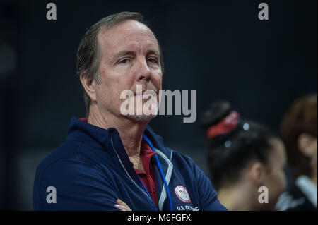 Hoffman Estates, Illinois, USA. 3e Mar, 2018. STEVE RYBACKI montres sur au cours de la rencontre tenue au Sears Centre à Hoffman Estates, Illinois. Credit : Amy Sanderson/ZUMA/Alamy Fil Live News Banque D'Images