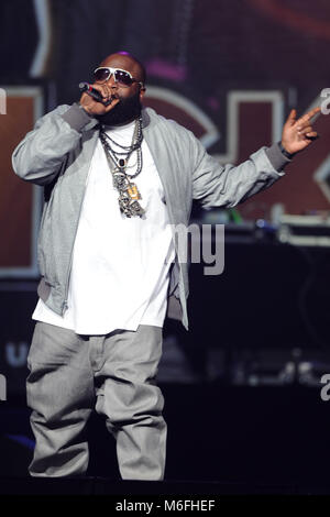 SUNRISE, FL - 05 avril : Rick Ross effectue au BankAtlantic Center le 5 avril 2011 à Sunrise, en Floride. People : Rick Ross Banque D'Images