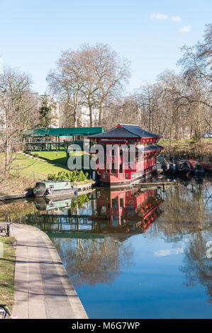 Le Feng Shang Princess floating restaurant chinois, London, England, UK Banque D'Images