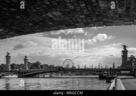 Le pont de Paris Banque D'Images