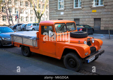 Un dispositif tsigane Austin, un véhicule hors route par l'Austin Motor Company des années 1950 et 1960, Cologne, Allemagne. ein Austin Gipsy Sedan, Banque D'Images