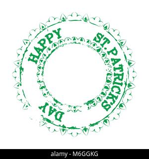 Patrick Green Stamp Illustration de Vecteur