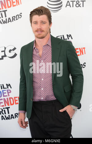 Santa Monica, Ca. 3e Mar, 2018. Garrett Hedlund au 2018 Film Independent Spirit Awards à Santa Monica, Californie le 3 mars 2018. Crédit : Steve Rose Punch/media/Alamy Live News Banque D'Images