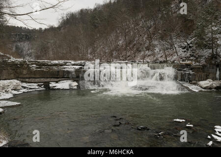 Taughannock Falls State Park, Ithaca, NY Banque D'Images