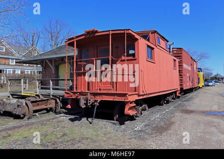 Railroad Museum New York Long Island Greenport Banque D'Images