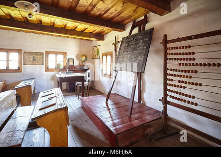 Pribylina, la Slovaquie. 3 Août, 2017. Musée en plein air du village de Liptov (Múzeum liptovskej dediny), Pribylina, la Slovaquie. Banque D'Images