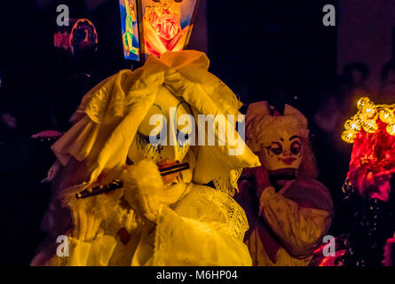 Morgestraich, carnival procession de nuit, Carnaval, Carnaval de Bâle, Bâle, dans le canton de Bâle, Suisse, Europe Banque D'Images