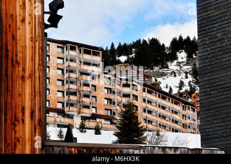 Station de ski Avoriaz - les portes du Soleil - Morzine - haute Savoie - France Banque D'Images