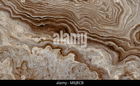 La texture des racines de l'arbre avec des lignes ondulées et anneaux d'âge. Résumé fond. Banque D'Images