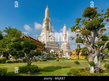 Wat Arun Bangkok Thaïlande 03 mars, 2018 Wat Arun, le Temple de l'aube, sur la rivière Chao Phraya. Banque D'Images