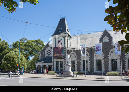 Musée de Canterbury, Rolleston Avenue, Christchurch, Canterbury, Nouvelle-Zélande Banque D'Images