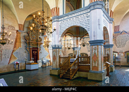 La Pologne, synagogę à Tykocin Banque D'Images