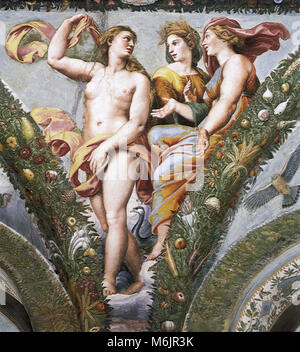 Vénus, Cérès et Junon, Raphaël, Raffaello, S., 1569. Banque D'Images