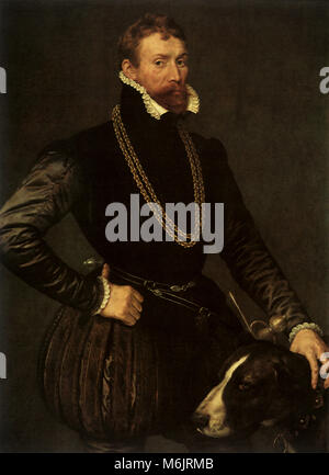 Portrait of a gentleman, van Dashorst, Anthonis Mor, 1569. Banque D'Images