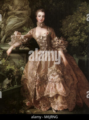 Portrait de madame de Pompadour, Boucher, François, 1759. Banque D'Images