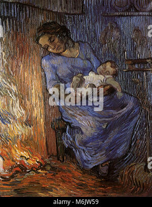 L'homme est en mer, Van Gogh, Vincent Willem, 1889. Banque D'Images
