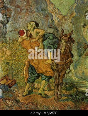 Le Bon Samaritain, Van Gogh, Vincent Willem, 1890. Banque D'Images