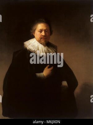 Portrait d'un homme, Rembrandt, Leon Lhermitte, 1632. Banque D'Images