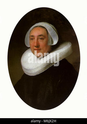 Haesje Jacobsdr. Van Cleyburg, Rembrandt, Leon Lhermitte, 1634. Banque D'Images